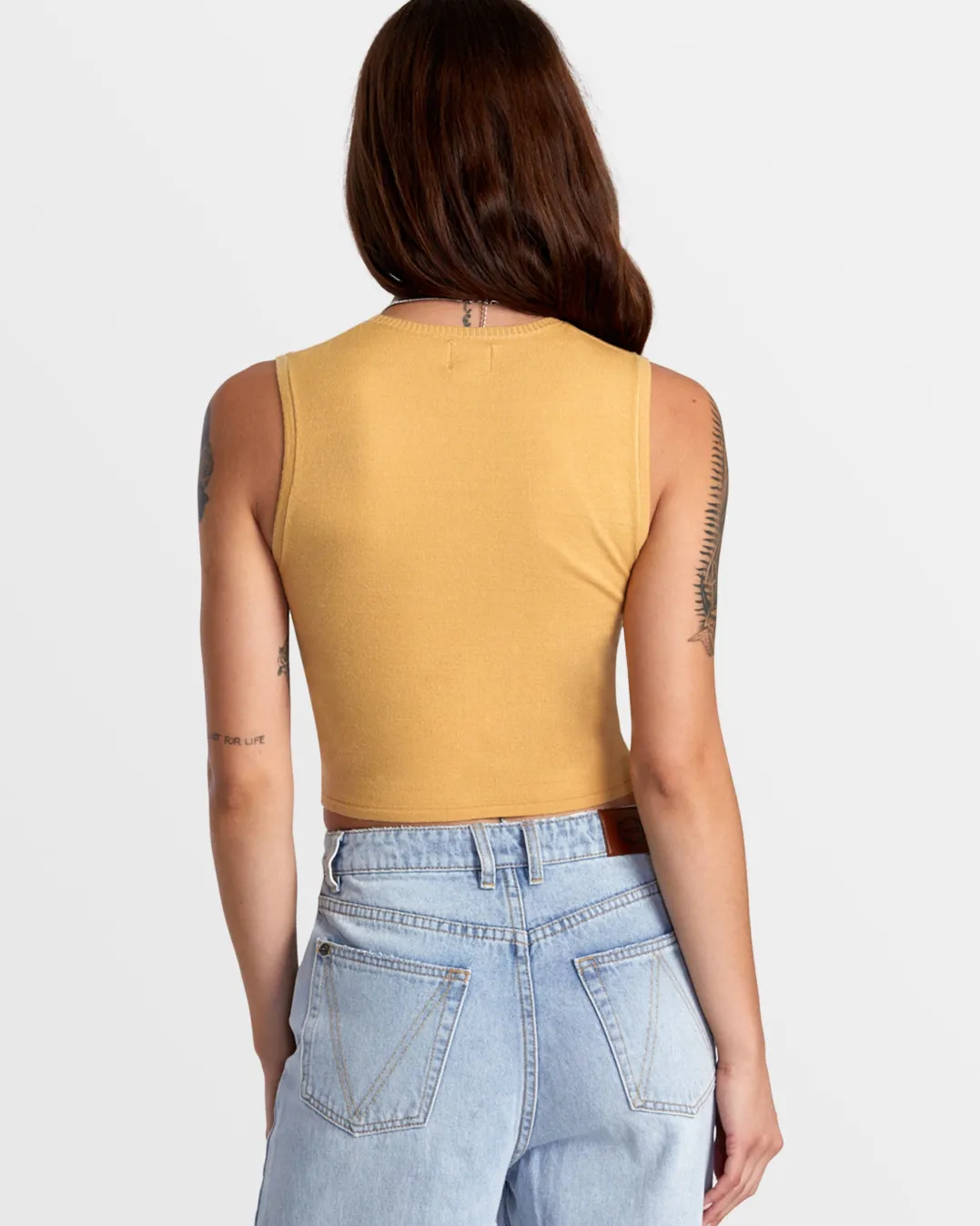 SELECTS SHIVER SWEATER TANK CREW NECK SWEATER