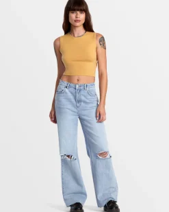 SELECTS SHIVER SWEATER TANK CREW NECK SWEATER