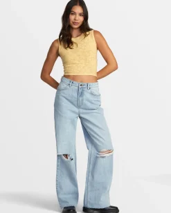 SELECTS SHIVER SWEATER TANK CREW NECK SWEATER