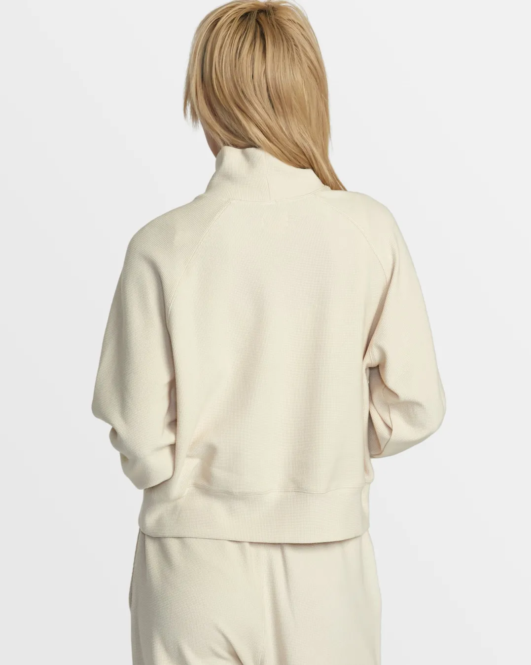 SOFIE WAFFLE MOCK NECK