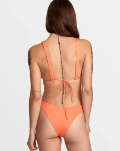 SOLID SHIMMER V-FRONT FRENCH BIKINI BOTTOMS