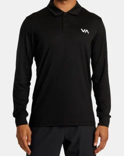 SPORT VENT LONG SLEEVE POLO TEE