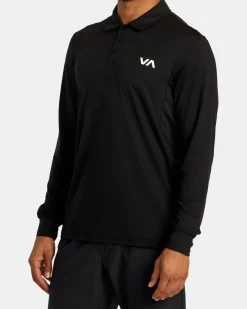 SPORT VENT LONG SLEEVE POLO TEE
