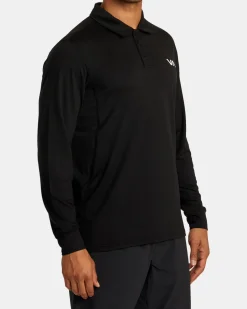 SPORT VENT LONG SLEEVE POLO TEE