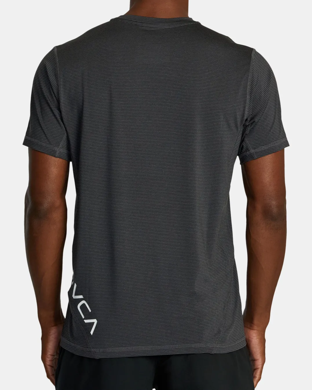 SPORT VENT STRIPE TECHNICAL SHORT SLEEVE TOP