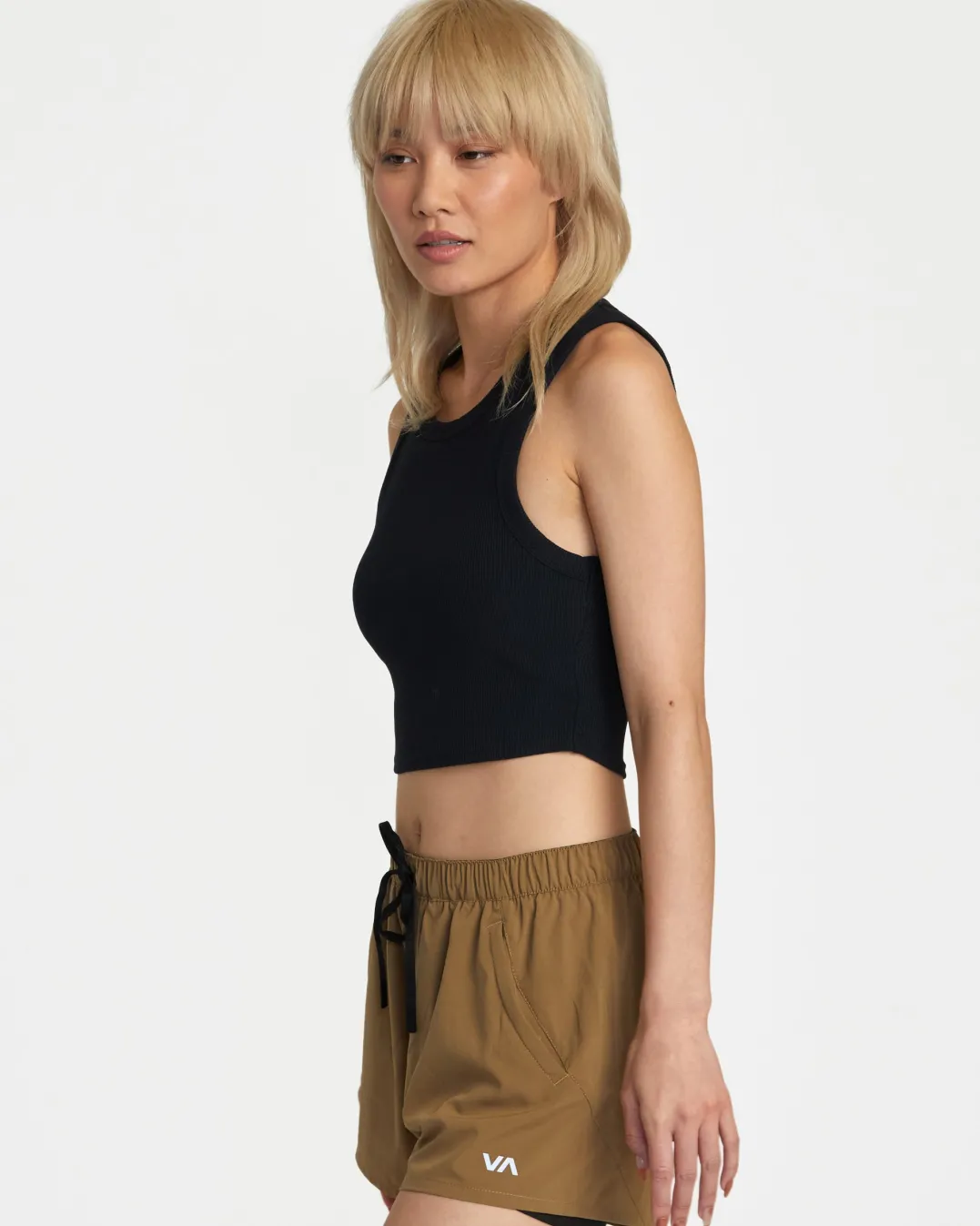 VA CUT OUT CROPPED TANK TOP