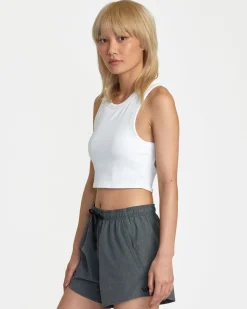 VA CUT OUT CROPPED TANK TOP