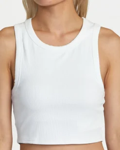 VA CUT OUT CROPPED TANK TOP