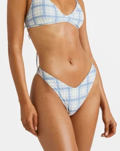 VINTAGE PLAID V MEDIUM FRENCH BIKINI BOTTOMS