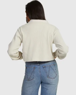 WAFFLE VTG LONG SLEEVE KNIT