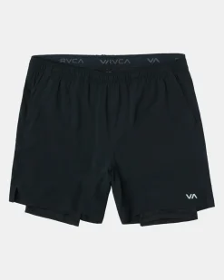 YOGGER TRAIN 2-IN-1 17" WORKOUT SHORTS