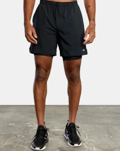 YOGGER TRAIN 2-IN-1 17" WORKOUT SHORTS